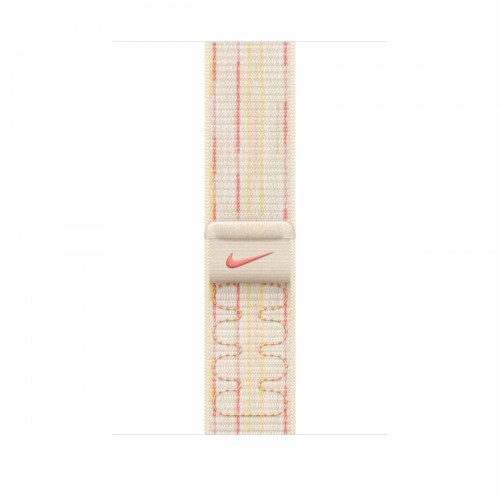 Opaska sportowa Nike w kolorze księżycowej poświaty/różowym do koperty 46 mm