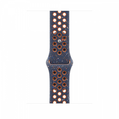 Pasek sportowy Nike w kolorze błękitnego płomienia do koperty 46 mm - rozmiar S/M