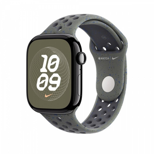 Pasek sportowy Nike w kolorze cargo khaki do koperty 46 mm - rozmiar S/M-14818730