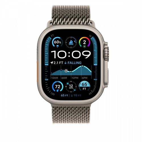 Bransoleta mediolańska z tytanu w kolorze naturalnym do koperty 49 mm - rozmiar M-14818746