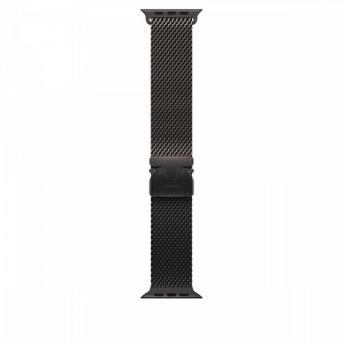 Bransoleta mediolańska z tytanu w kolorze czarnym do koperty 49 mm - rozmiar L