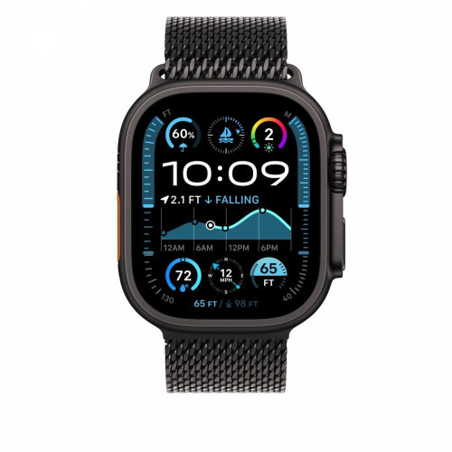 Bransoleta mediolańska z tytanu w kolorze czarnym do koperty 49 mm - rozmiar L-14818758