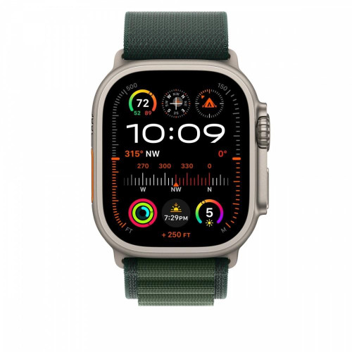 Opaska Alpine w kolorze ciemnozielonym do koperty 49 mm - rozmiar S - elementy z tytanu w kolorze naturalnym-14818761