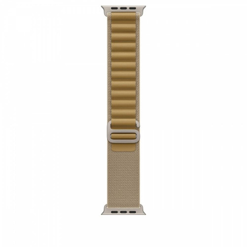 Opaska Alpine w kolorze beżu do koperty 49 mm - rozmiar M - elementy z tytanu w kolorze naturalnym