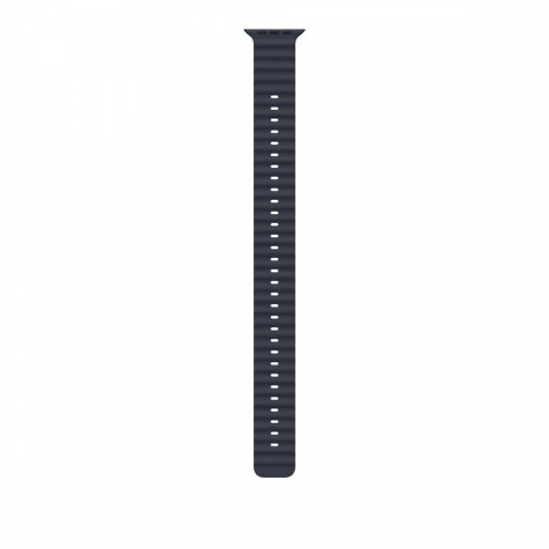 Przedłużka do paska Ocean w kolorze granatu do koperty 49 mm - elementy z tytanu w kolorze czarnym