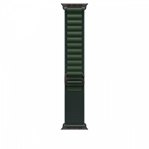 Opaska Alpine w kolorze ciemnozielonym do koperty 49 mm - rozmiar S - elementy z tytanu w kolorze czarnym