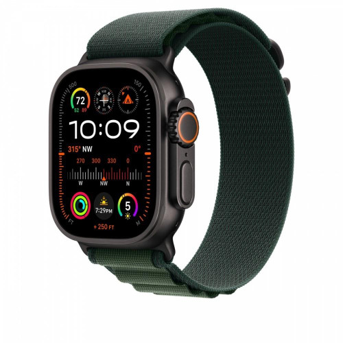 Opaska Alpine w kolorze ciemnozielonym do koperty 49 mm - rozmiar S - elementy z tytanu w kolorze czarnym-14818841