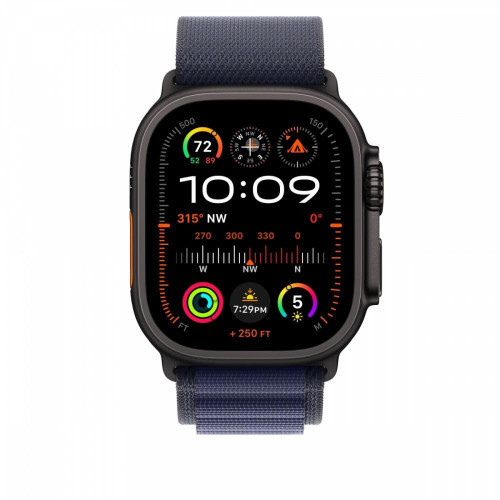 Opaska Alpine w kolorze granatu do koperty 49 mm - rozmiar M - elementy z tytanu w kolorze czarnym-14818854