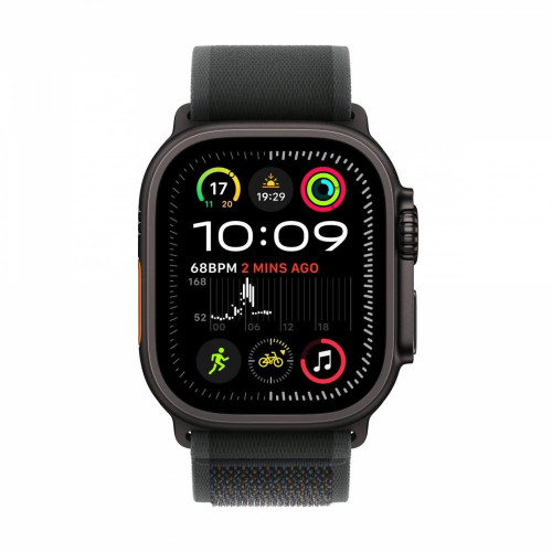 Watch Ultra 2 GPS + Cellular, koperta 49 mm z tytanu w kolorze czarnym z opaską Trial S/M w kolorze czarnym-14819068