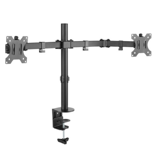 Uchwyt biurkowy na dwa monitory 13-32 cali 8kg