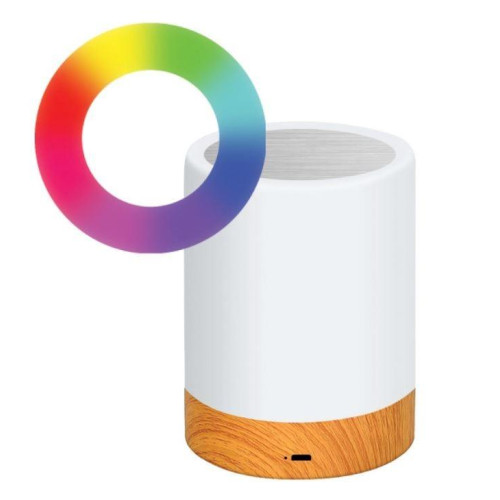 Lampka nocna Techly LED kolorowa bezprzewodowa-14823086
