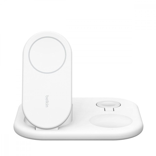 Magnetyczna podstawka ładująca BOOSTCHARGE 3w1 Qi2 15W biała składana-14824192