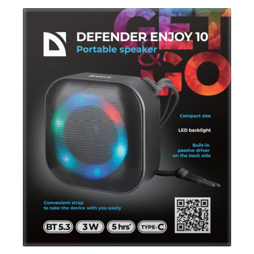 Głośnik Bluetooth ENJOY 10 3W Czarny-14827073