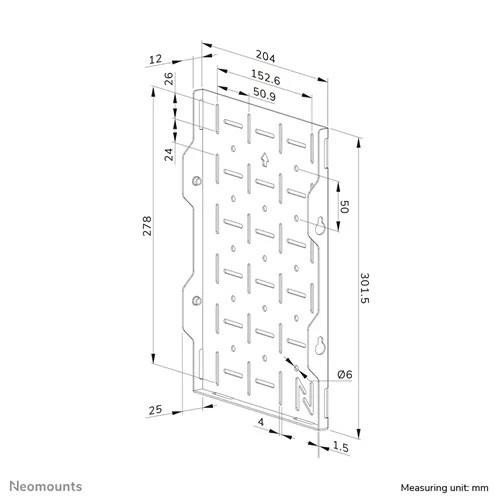 Stojak na sprzęt AV LEVEL-750 (do uchwytów ściennych LEVEL-750)-14827688