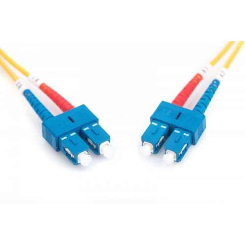 Patch cord światłowodowy FO SC-SC SM 9/125 OS2 duplex LSOH 2m Żółty-14827831