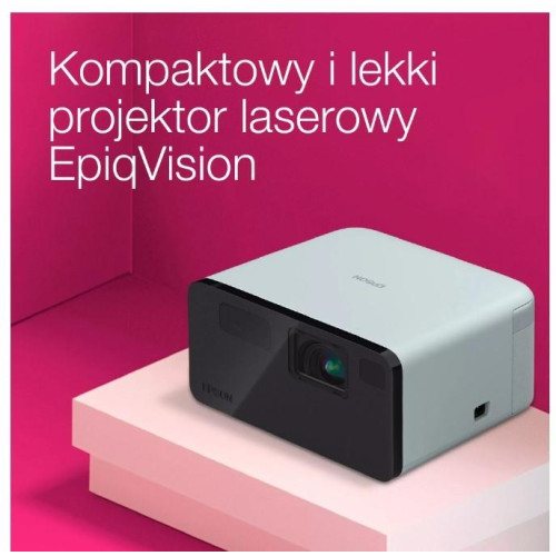 Projektor mini laser EF-21W zielony FHD/1000L/5m:1/2.3kg-14828142