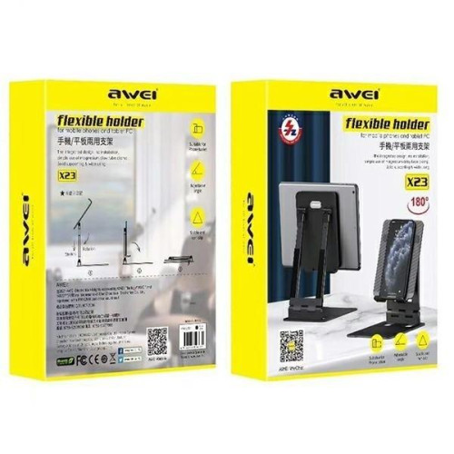 Uchwyt biurkowy X23 uniwersalny telefon tablet Czarny-14828952
