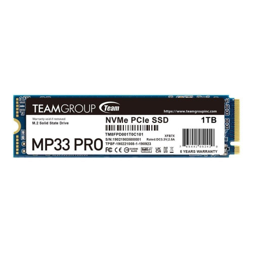 Grupa Team MP33 Pro NVMe SSD, PCIe 3.0 M.2 Type 2280 — 1 TB-14839503