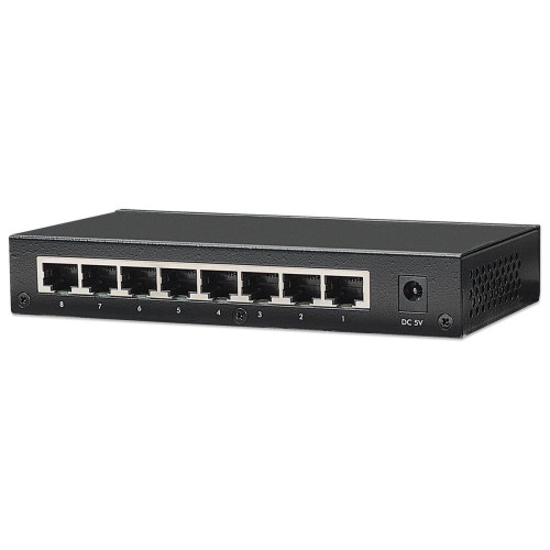 Intellinet 8-Port Fast Ethernet Office Switch Fast Ethernet (10/100) Czarny-14842906