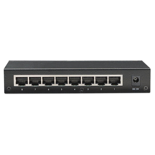 Intellinet 8-Port Fast Ethernet Office Switch Fast Ethernet (10/100) Czarny-14842908