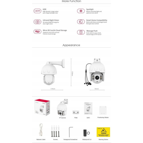Kamera Foscam SD8EP 8MP Biała-14871845