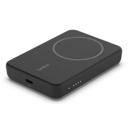 Powerbank bezprzewodowy Belkin BoostCharge Magnetic Wireless Power Bank 5K + Stand MagSafe Compatible 5000mAh 7,5W Black