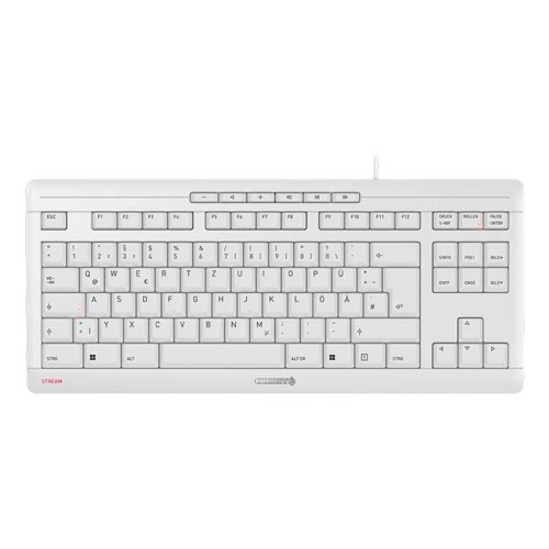 CHERRY STREAM KEYBOARD TKL klawiatura Uniwersalne USB QWERTZ Niemiecki Biały-14914119