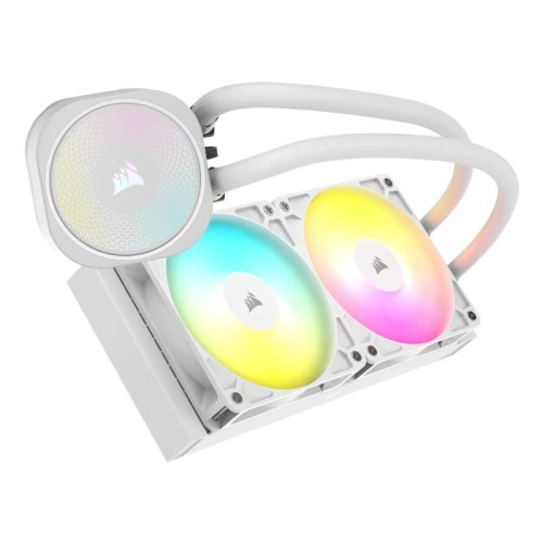 CORSAIR NAUTILUS 240 ARGB White, 240mm Radiator, Liquid CPU Cooler-14931268