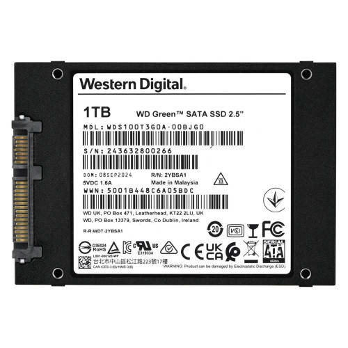 Dysk SSD WD Green WDS100T3G0A (1 TB ; 2.5