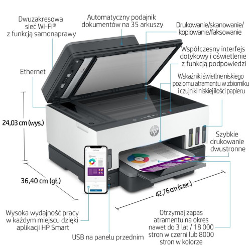 Urządzenie wielofunkcyjne HP Smart Tank 790 4WF66A-14947346