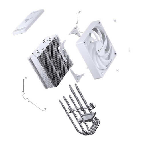 Jonsbo CR-1000 EVO CPU cooler 12cm ARGB Biały 1szt.-14966135