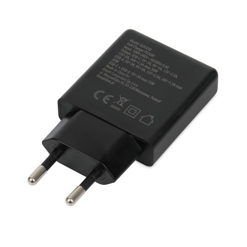 IBOX ŁADOWARKA UNIWERSALNA C-43 GAN PD30W SLIM USB A+C BLACK-14974985
