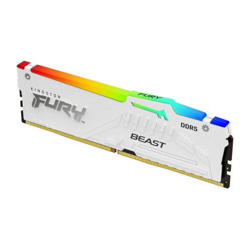 KINGSTON DDR5 32GB 6000MT/s CL36 DIMM (Kit of 2) FURY Beast White RGB EXPO-14983714