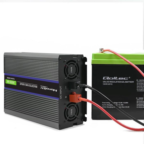 Qoltec Przetwornica napięcia Monolith 3000 MS Wave | 12V na 230V | 1500/3000W | USB-14997464
