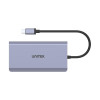 UNITEK HUB USB-C 2X USB 3.1, HDMI, DP, RJ45, SD-1502613