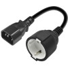 Adapter IEC 320 C14 / SCHUKO | 0.15m -4484170