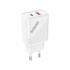 Ładowarka sieciowa USB Quick Charge Power Delivery 3.0 18W +1m kabel USB typ C, LA-05 C-15032256