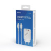 Ładowarka sieciowa USB Quick Charge Power Delivery 3.0 18W +1m kabel USB typ C, LA-05 C-15032261