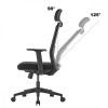 Fotel biurowy premium ergonomiczny ER-425 z wysokim oparciem, max 150 kg, regulowany-15038689