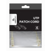 Patch cord kat.6 miedź UTP 1m szary-15066412