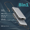 Stacja dokująca USB Typ C 8-portów 2x HDMI 4K/60Hz PD 3.0-15066595
