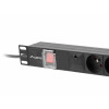 Listwa zasilająca rack PDU 19 cali 1U 16A 5x230V 2m czarna C14-15067368