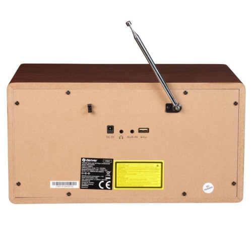 Denver MDA-525DW Osobisty odtwarzacz CD Drewno-15017257