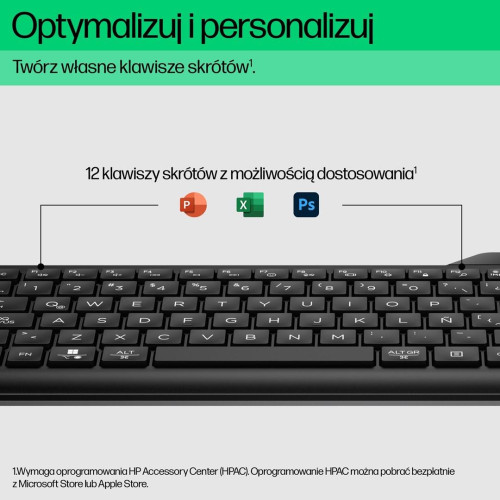 Klawiatura HP 460 Multi-Device Bluetooth Keyboard bezprzewodowa czarna 7N7B8AA-15020194