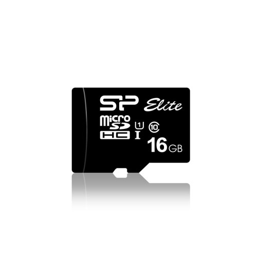 Karta pamięci Silicon Power microSDHC Elite 16GB CL10 UHS-1 (U1) + ADAPTER microSD-SD (SP016GBSTHBU1V10SP)-1502457