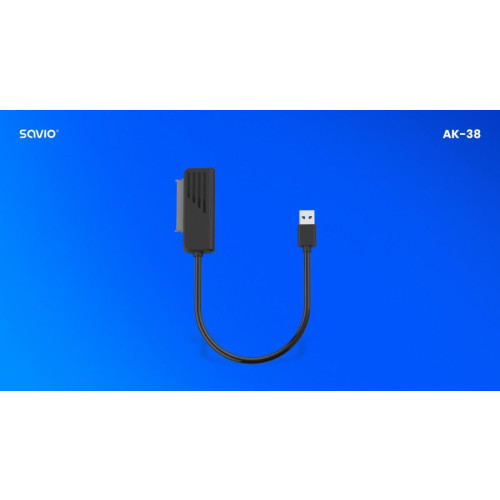 Adapter SATA żeński - USB 3.0 męski do dysków 2,5, AK-38-15032186