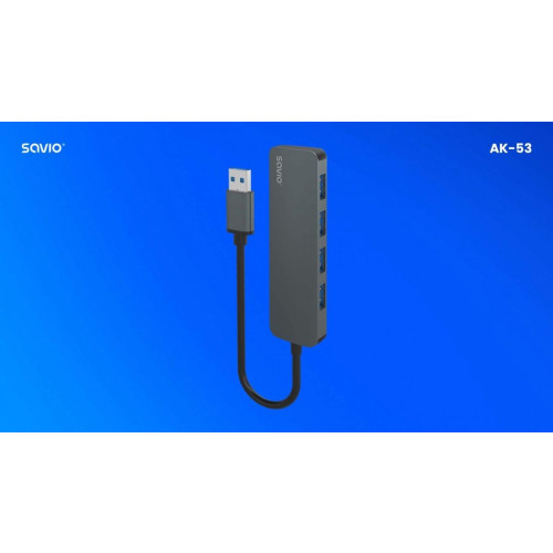 4-portowy HUB USB 3.1 Gen 1, AK-53-15032455