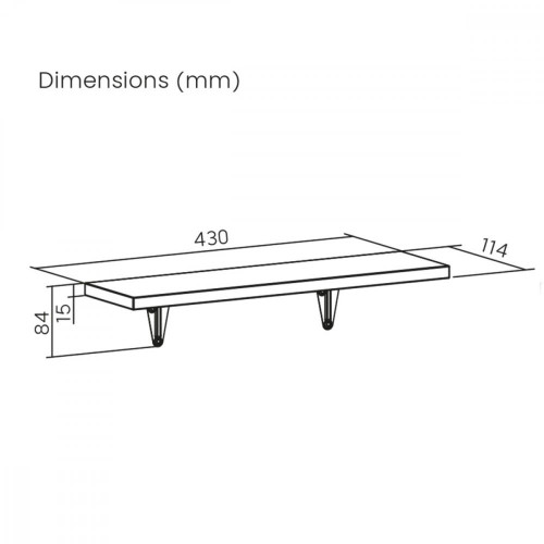 Półki ścienne 6 szt 8kg MC-331-15034512