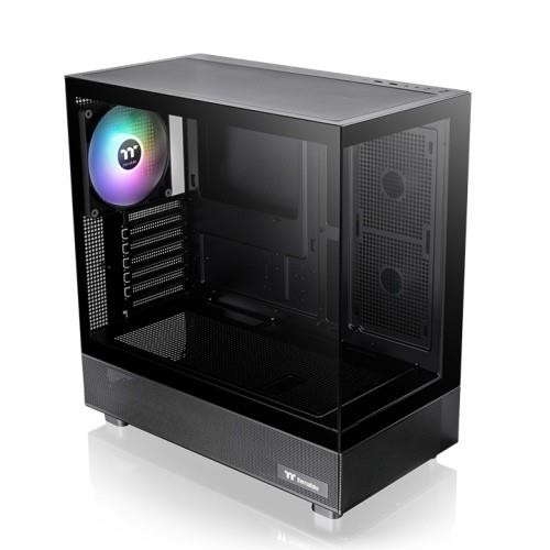 Obudowa View 270 Tempered Glass, szklany bok, CT140 Fan - Czarna-15034646
