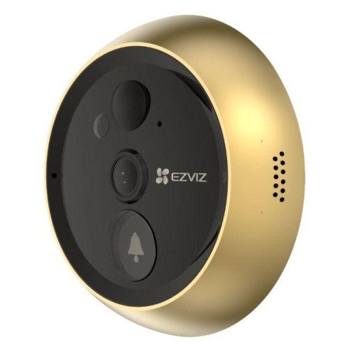 Bezprzewodowy dzwonek do drzwi z wizjerem DP2C (Golden)-15035446